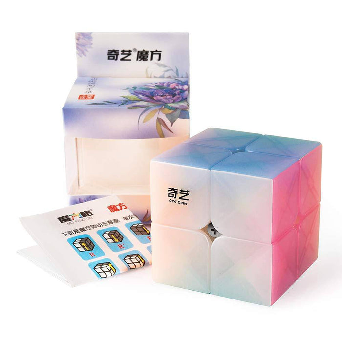 QiYi 3x3 & 2x2 Speed Cube Set - Jelly - DailyPuzzles