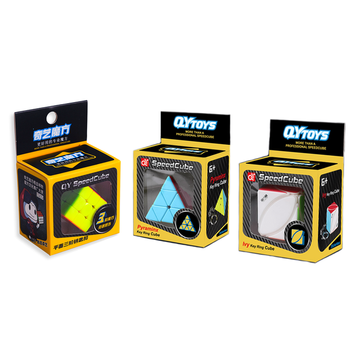 QiYi Keychain 3 Pack Bundle - DailyPuzzles