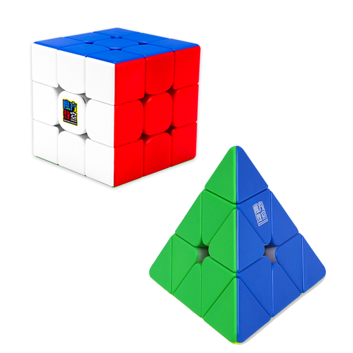 MoFang Jiaoshi 3x3 & Pyraminx Speed Cube Set - DailyPuzzles