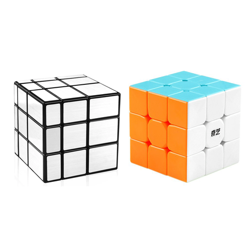 QiYi Mirror & 3x3 Speed Cube Set - DailyPuzzles