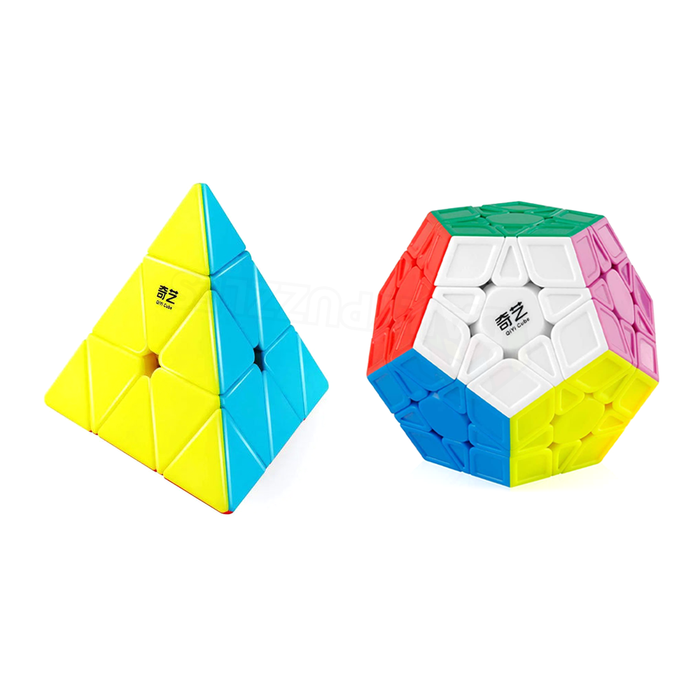 QiYi Megaminx & Pyraminx Speed Cube Set - DailyPuzzles