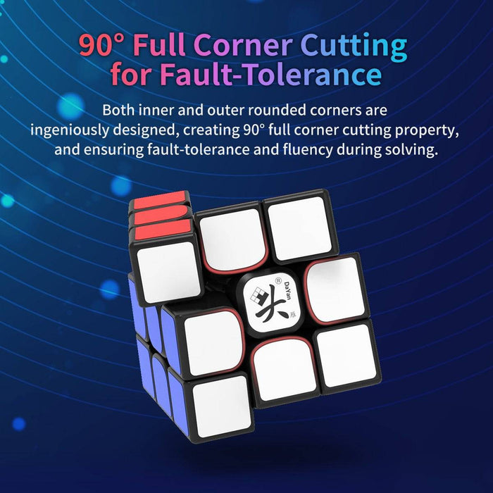 Dayan GuHong V4 M 3x3 Magnetic Speed Cube - DailyPuzzles