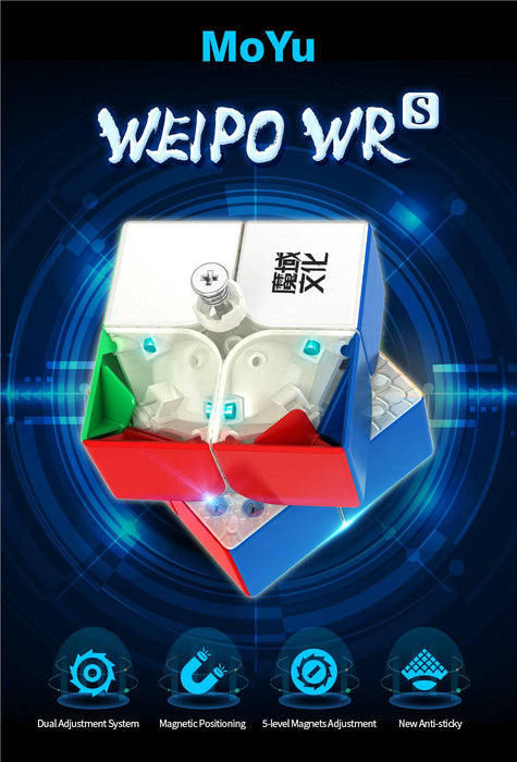 Moyu WeiPo WRS M 2x2 50mm Speed Cube - DailyPuzzles