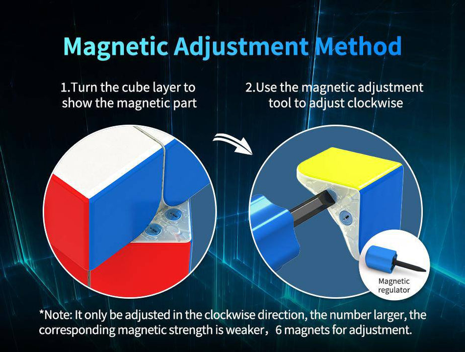 Moyu WeiPo WRS M 2x2 50mm Speed Cube - DailyPuzzles