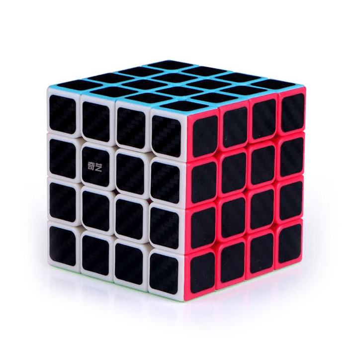 QiYi 2x2, 3x3, 4x4 & 5x5 Carbon Fiber Edition Set - DailyPuzzles