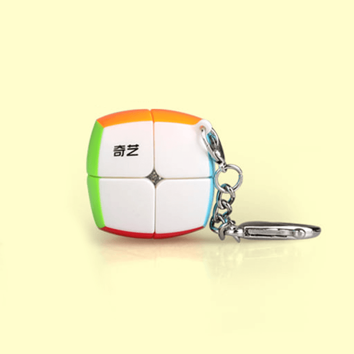 QiYi 2x2 Pillowed 3.5cm Keychain - DailyPuzzles