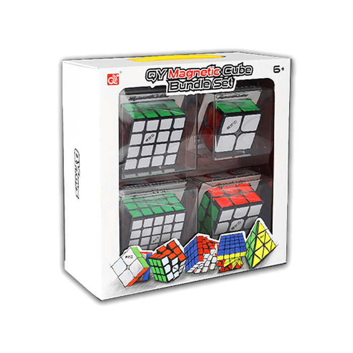 QiYi MS Magnetic Set - 2x2, 3x3, 4x4 & 5x5 - DailyPuzzles