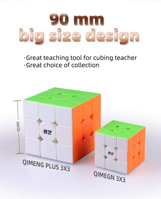 QiYi QiMeng Plus 9CM BIG 3x3 Speed Cube - DailyPuzzles