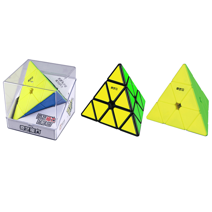 QiYi MS Starter Pack - 3x3 & Pyraminx Speed Cube Bundle - DailyPuzzles