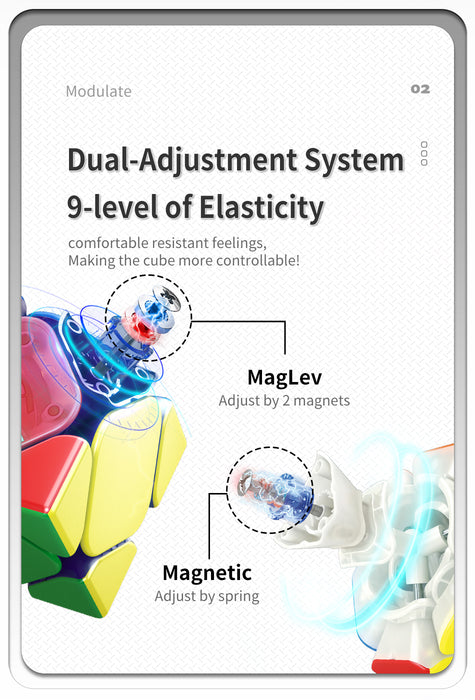 MoFang JiaoShi RSM Skewb Maglev Magnetic Speed Cube - DailyPuzzles
