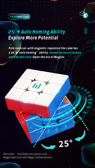 [PRE-ORDER] Moyu HuaMeng YS3M 3x3 Magnetic Core & Maglev - DailyPuzzles