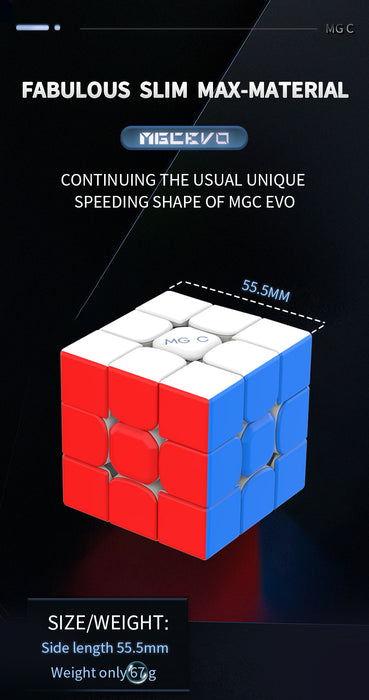 YJ MGC EVO V2M 3x3 Speed Cube - DailyPuzzles