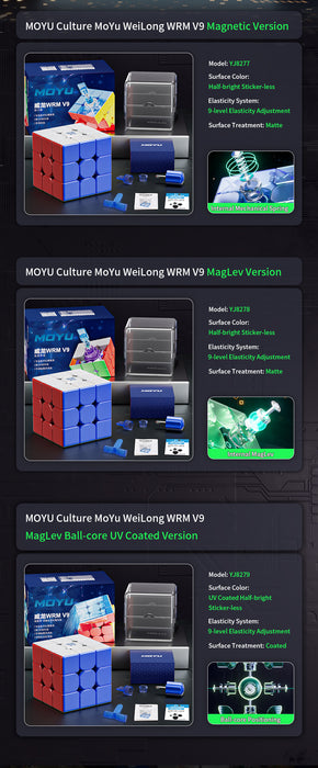 [PRE-ORDER] Moyu Weilong WRM V9 3x3 UV Magnetic Core & Maglev - DailyPuzzles